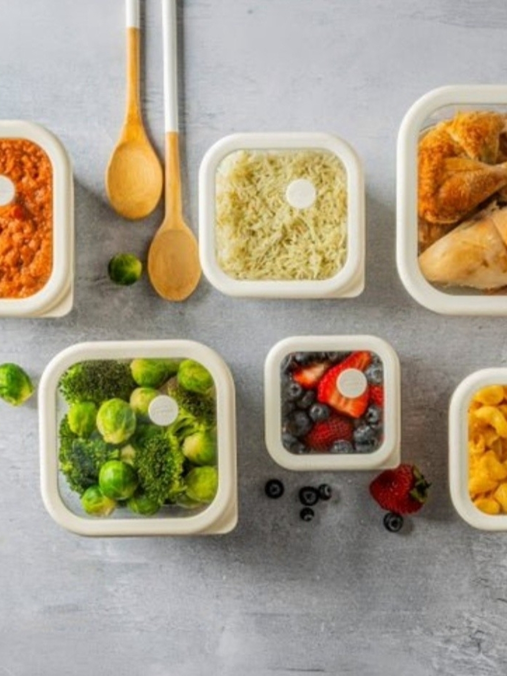 Trudeau Clever Seal™ 12-Piece Glass Food Storage Set – Brand New in Box